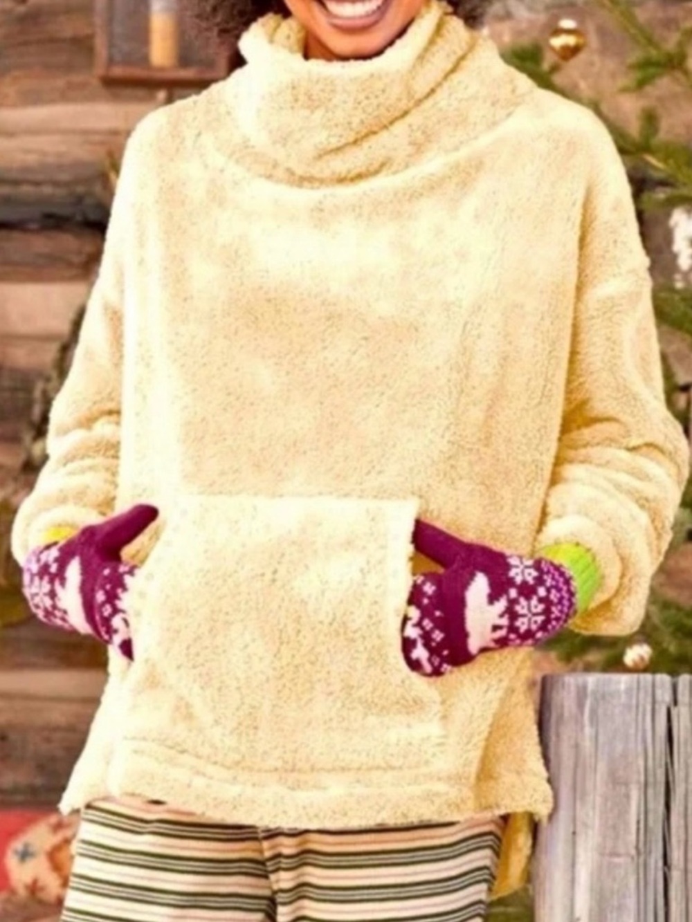 Sundance Mountain Loft Fleece Sherpa Pullover